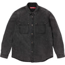 Camisa Supreme Shearling Lined Denim Work Preta