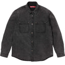 Camiseta Camisa Supreme Shearling Lined Denim Work Preta