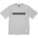 Camiseta Supreme Collegiate Applique Cinza