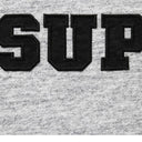 Camiseta Supreme Collegiate Applique Cinza