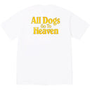 Camiseta Supreme All Dogs Go To Heaven Branca