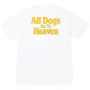 Camiseta Supreme All Dogs Go To Heaven Branca