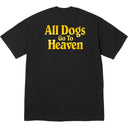 Camiseta Supreme All Dogs Go To Heaven Preta
