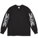 Camiseta Supreme x Antihero Eagle Manga Longa Preta