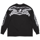 Camiseta Supreme x Antihero Eagle Manga Longa Preta
