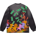 Camiseta Supreme All Dogs Go To Heaven Night Manga Longa