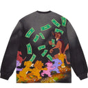 Camiseta Supreme All Dogs Go To Heaven Night Manga Longa