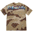 Camiseta Supreme Tag Camuflagem Chocolate Chip