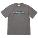 Camiseta Supreme Tag Cinza Chumbo