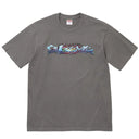 Camiseta Supreme Tag Cinza Chumbo