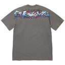 Camiseta Supreme Tag Cinza Chumbo