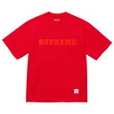 Camiseta Supreme Collegiate Appliqué Vermelha