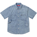 Camisa Supreme Loose Fit Denim Painter Azul