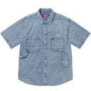 Camisa Supreme Loose Fit Denim Painter Azul