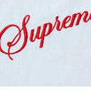 Camisa Polo Supreme Cursive Azul Claro
