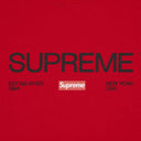 Moletom Supreme Established Crewneck Vermelho