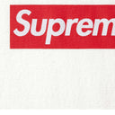 Agasalho Moletom Supreme Washed Box Logo Crewneck Branco