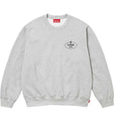 Agasalho Moletom Supreme Crest Crewneck Cinza