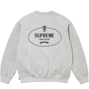Agasalho Moletom Supreme Crest Crewneck Cinza