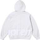 Moletom Supreme Big Logo Com Zíper Cinza