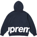 Moletom Supreme Big Logo Com Zíper Azul Marinho