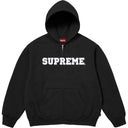 Moletom Supreme Collegiate Appliqué Com Zíper Preto