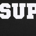 Moletom Supreme Collegiate Appliqué Com Zíper Preto