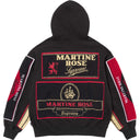 Moletom Supreme x Martine Rose Towel Com Zíper Preto