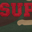 Moletom Supreme Collegiate Appliqué Com Zíper Camuflado (Woodland)