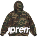 Moletom Supreme Big Logo Com Zíper Camuflado (Woodland)