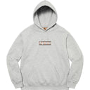 Moletom Supreme x Burberry Box Logo Cinza