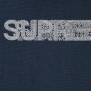 Moletom Supreme x Swarovski Motion Logo Azul Marinho