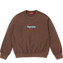Agasalho Moletom Supreme Washed Box Logo Crewneck Marrom