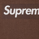 Moletom Supreme Washed Box Logo Crewneck Marrom