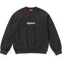 Moletom Supreme Washed Box Logo Crewneck Preto