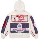 Moletom Supreme x Martine Rose Towel Com Zíper Branco