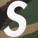 Moletom Supreme S Logo Com Zíper Camuflado (Woodland)