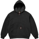 Moletom Supreme x Dickies Quilted Lined Com Zíper Preto