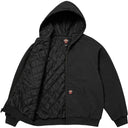 Moletom Supreme x Dickies Quilted Lined Com Zíper Preto