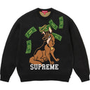 Suéter Supreme All Dogs Go To Heaven Preto
