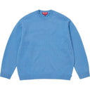 Suéter Supreme Angora Script Azul Claro
