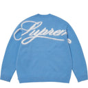 Agasalho Suéter Supreme Angora Script Azul Claro