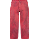 Calça Jeans Supreme Double Knee Refletiva Vermelha