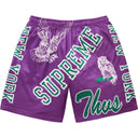 Short Supreme Varsity Mesh Roxo