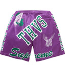 Shorts Short Supreme Varsity Mesh Roxo