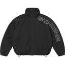 Jaqueta Supreme Spellout Embroidered Ripstop Track Preta