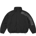 Jaqueta Supreme Spellout Embroidered Ripstop Track Preta