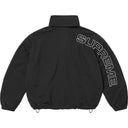 Jaqueta Supreme Spellout Embroidered Ripstop Track Preta