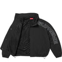 Jaqueta Supreme Spellout Embroidered Ripstop Track Preta