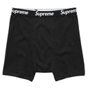 Cueca Boxer Supreme Hanes Preta (Pacote de 4)
